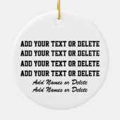 私のFAV!サッカーサンタ – SRF セラミックオーナメント (裏面)