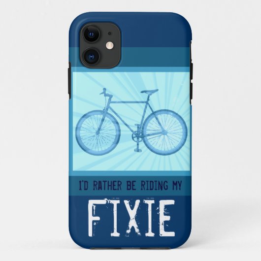 私のFixieに乗ってヴィンテージの自転車のiPhone 5の場合を自転車に乗って下さい Case-Mate iPhoneケース (裏面)