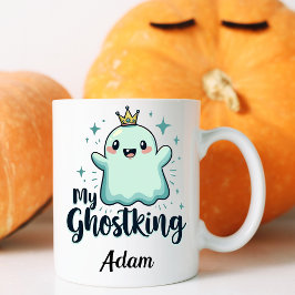 私のGhostkingかわいいハロウィンマグのためのボーイフレンド マグカップ