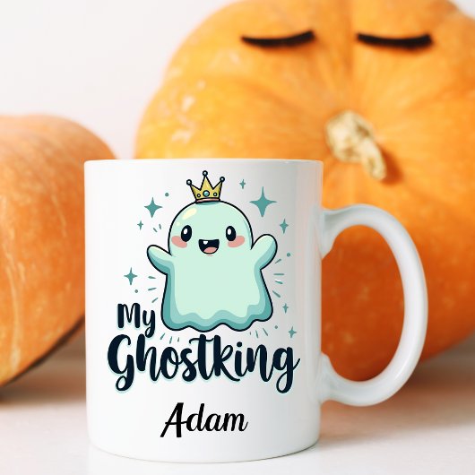 私のGhostkingかわいいハロウィンマグのためのボーイフレンド マグカップ