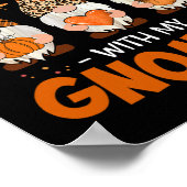 私のGnomie Leopard女性との感謝祭先生 ポスター (角)