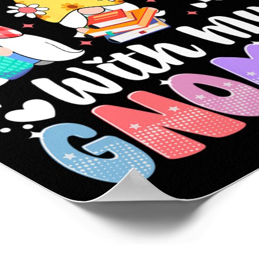 私のGnomiesとの日100日の学校先生K ポスター (角)