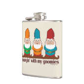 私のGnomiesのHangin フラスク (左)