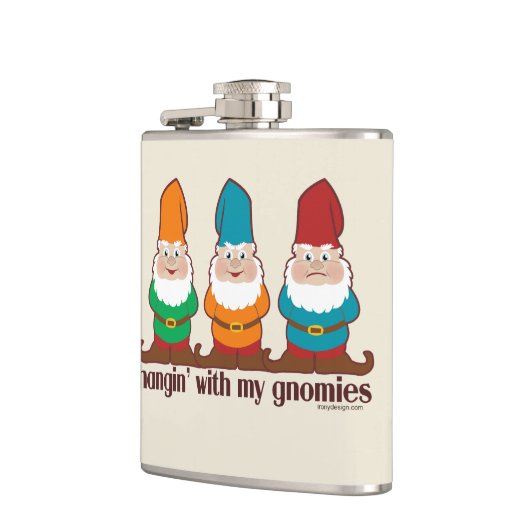 私のGnomiesのHangin フラスク (左)