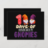 私のGnomiesぶら下がった学校との100日 ポストカード (正面/裏面)