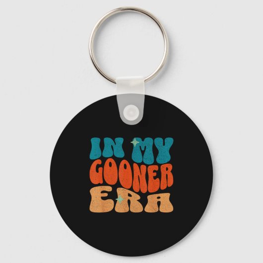 私のGooner時代 Cringecore 私はGooningが大好き 楽しいS キーホルダー (正面)