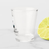 私のGroomsman Minimalist写真にモダンなる ショットグラス (右)