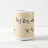 私のGWP私の食べ宿題コーヒーマグ コーヒーマグカップ (中央)