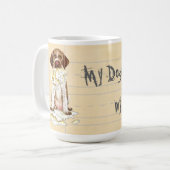 私のGWP私の食べ宿題コーヒーマグ コーヒーマグカップ (正面左)