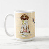 私のGWP私の食べ宿題コーヒーマグ コーヒーマグカップ (左)