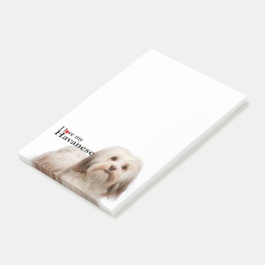 私のHavaneseのポスト・イットを愛して下さい ポストイット (アングル)