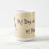 私のHavaneseは私の宿題を食べました コーヒーマグカップ (中央)