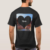 私のheart湖パウエルアリゾナユタコロラド州を去りました tシャツ (裏面)
