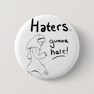 私のHijab-ボタンのサイズの嫌悪症のGunnaの憎悪! 缶バッジ