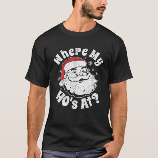 私のHoが7月のクリスマスにおもしろいいるパーティーAdu Tシャツ (正面)