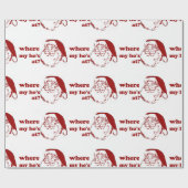 私のhoクリスマスが調子を合わせるところクリスマス ラッピングペーパー (フラット)