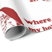 私のhoクリスマスが調子を合わせるところクリスマス ラッピングペーパー (ロールコーナー)