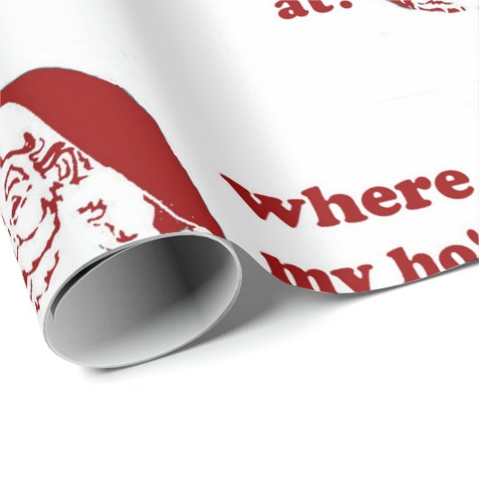 私のhoクリスマスが調子を合わせるところクリスマス ラッピングペーパー (ロールコーナー)