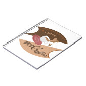 私のJavaが大好き！レトロなコーヒー ノートブック (左側)