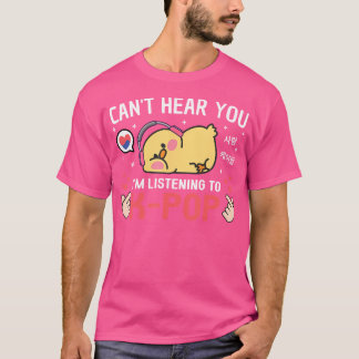 私のKかわいいチキン聞コレが聞こポップ・アートのえない Tシャツ