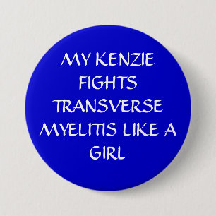 私のKENZIEによっては女の子のような横断MYELITISが戦います 缶バッジ