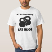 私のKettlebellsは巨大なトレーニングです Tシャツ (正面)