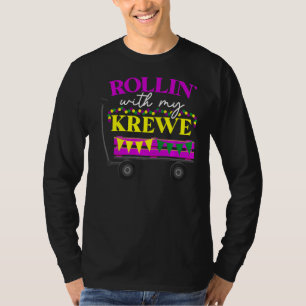 私のKrewe Mardi Gras New Orleans Louisとのローリン Tシャツ