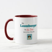私のLeonbergerはすべてそれです! マグカップ (左)