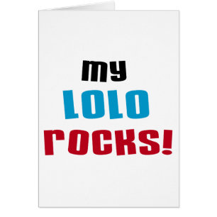 私のLoloはTシャツおよびギフトを揺すります