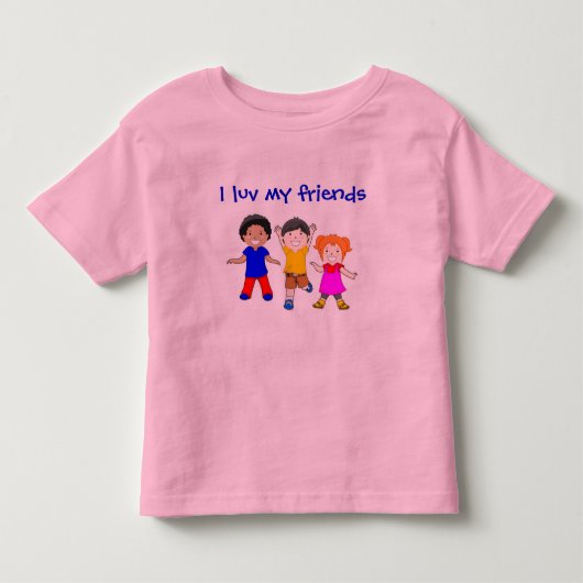 私のLOVE友達 トドラーTシャツ (正面)