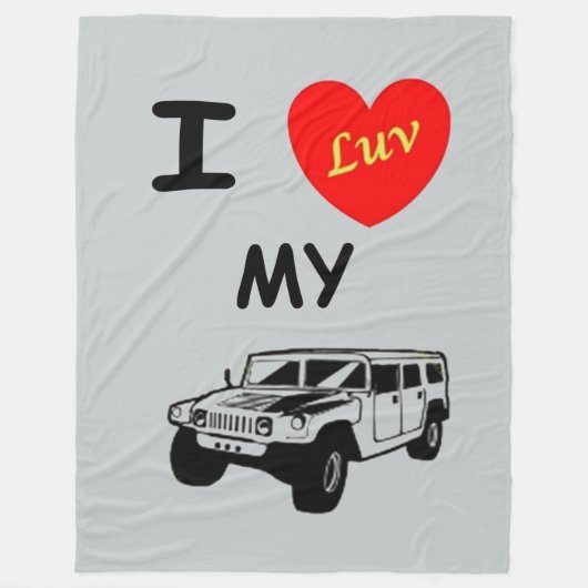 私のLOVE謙虚さ フリースブランケット (正面)