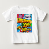 私のLoves Me叔母さんの漫画本 ベビーTシャツ (正面)