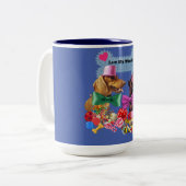 私のLoveweeniesは2つのトーンマグ ツートーンマグカップ (正面左)