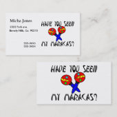 私のMaracas見られるあります 名刺 (正面/裏面)