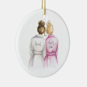 私のMOHですか。 Brのパンの花嫁Blのパンの女中 セラミックオーナメント (右)