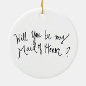 私のMOHですか。 Brのパンの花嫁Blのパンの女中 セラミックオーナメント (裏面)