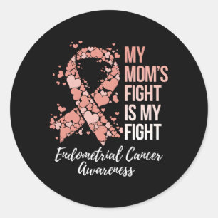 私のMom€™の戦いは私のEndometrial Cancer Awの戦いだ ラウンドシール