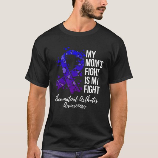 私のMomu2019s戦いは私の戦いRheumatoid Arthriiti Tシャツ (正面)
