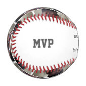 私のMVP私の得父の日の私のMVPのカスタム写真 野球ボール (正面左)