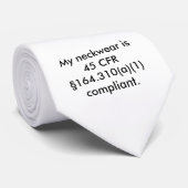 私のneckwearは45 CFR §164.310です(a)迎合的 ネクタイ (ロール)