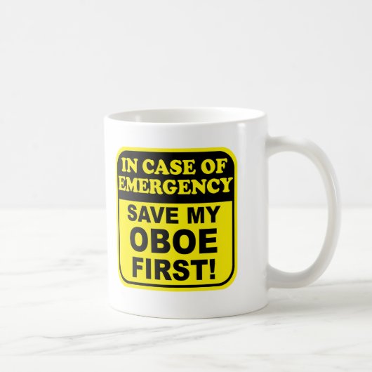 私のOboeを救って下さい コーヒーマグカップ (右)