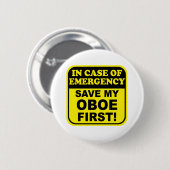 私のOboeを救って下さい 缶バッジ (正面&裏面)