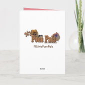 私のPalsからのバレンタインデーのカード シーズンカード (裏面)