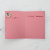 私のPalsからのバレンタインデーのカード シーズンカード (内部)