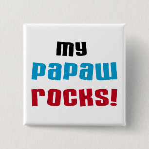 私のPapawはTシャツおよびギフトを揺すります 缶バッジ