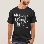 私のPatronusはフルートのワイシャツです Tシャツ (正面)