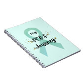 私のPCOSジャーニー多嚢胞性卵巣症候群ティール（緑がかった色） ノートブック (右側)