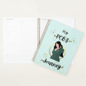 私のPCOSジャーニー多嚢胞性卵巣症候群ティール（緑がかった色） プランナー手帳 (ディスプレー)