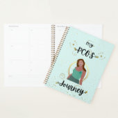 私のPCOSジャーニー多嚢胞性卵巣症候群ティール（緑がかった色） プランナー手帳 (ディスプレー)