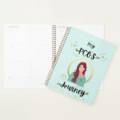 私のPCOSジャーニー多嚢胞性卵巣症候群ティール（緑がかった色） プランナー手帳 (ディスプレー)